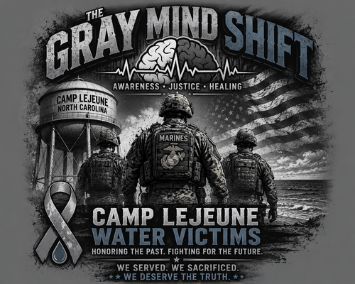 #GrayMindShift Camp Lejeune Water Shirt